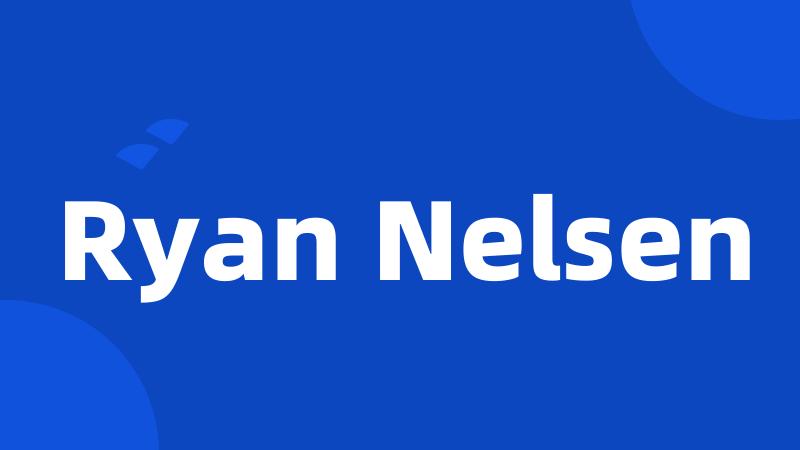 Ryan Nelsen