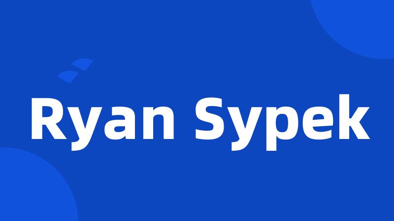 Ryan Sypek