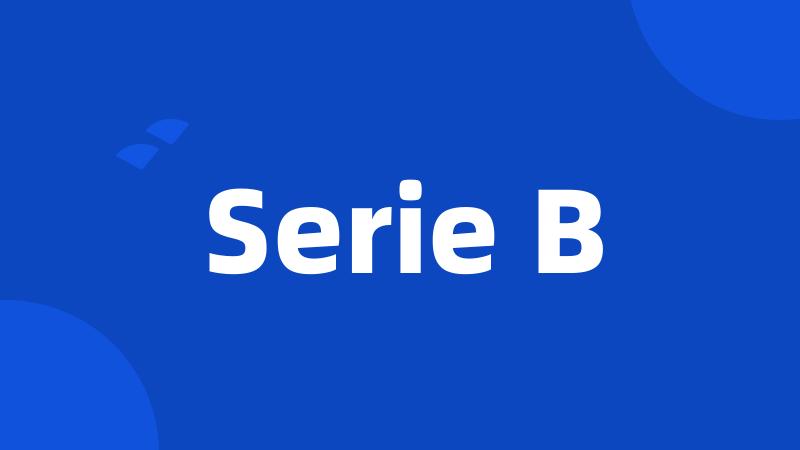 Serie B