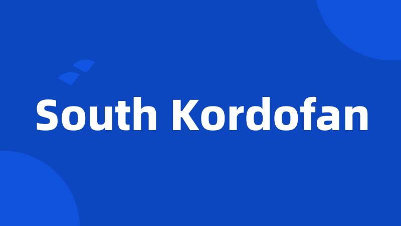 South Kordofan