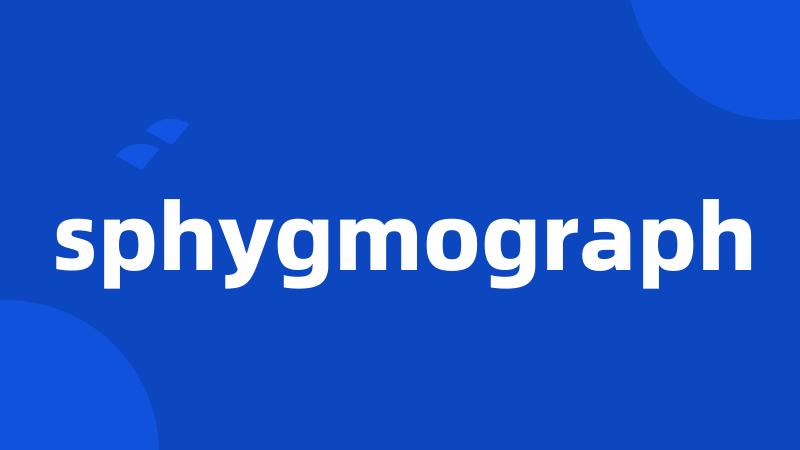 sphygmograph