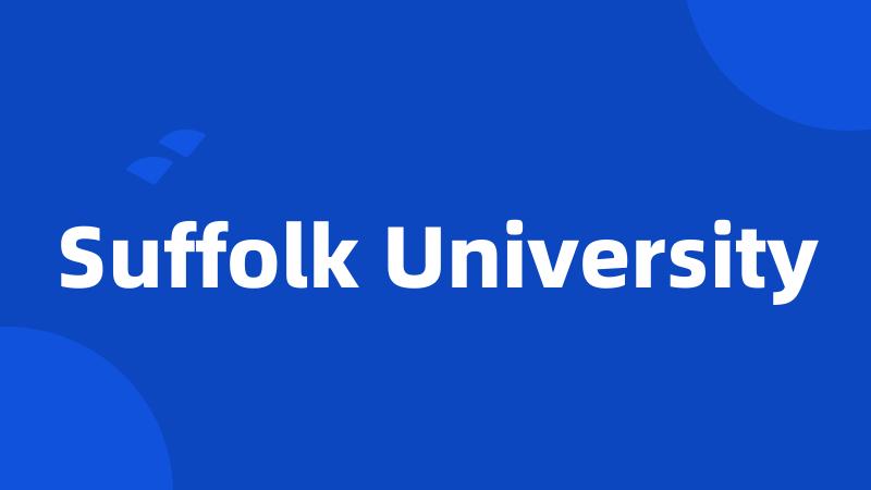 Suffolk University