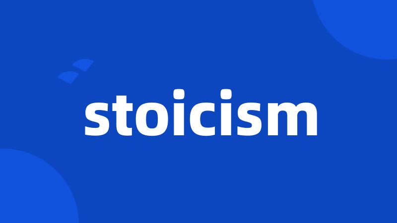 stoicism