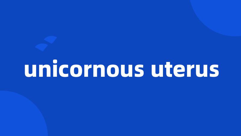 unicornous uterus