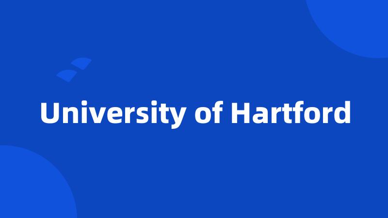 University of Hartford