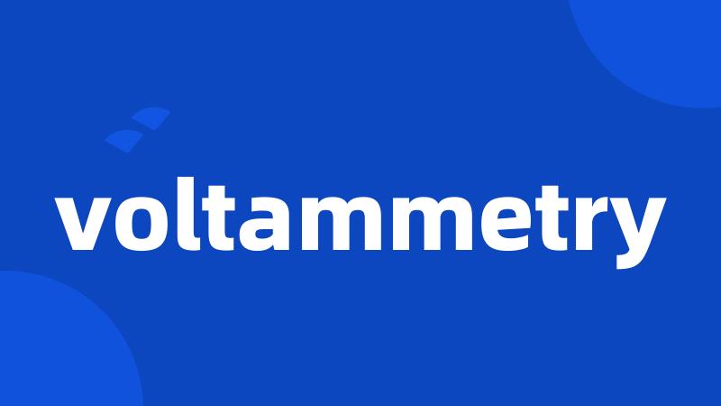 voltammetry