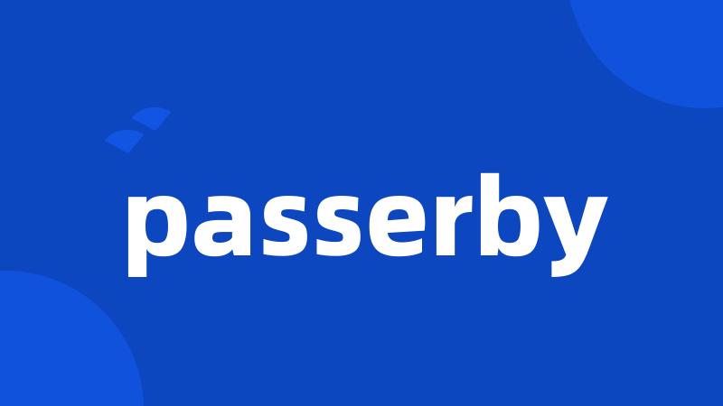 passerby