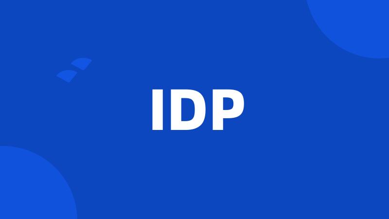 IDP