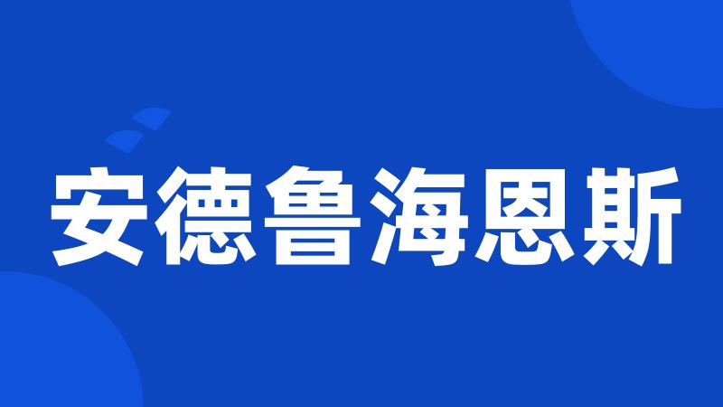 安德鲁海恩斯