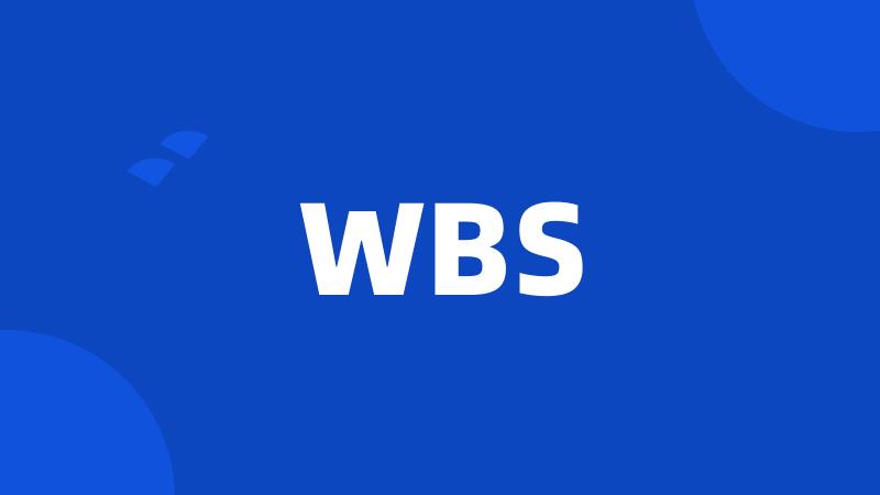 WBS