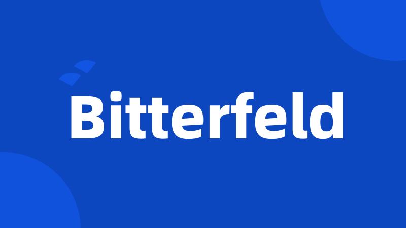 Bitterfeld