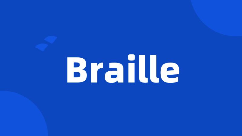 Braille