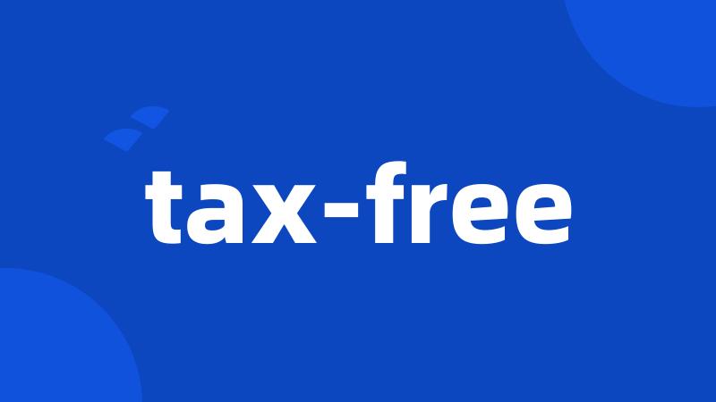 tax-free