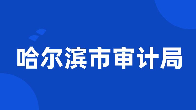 哈尔滨市审计局