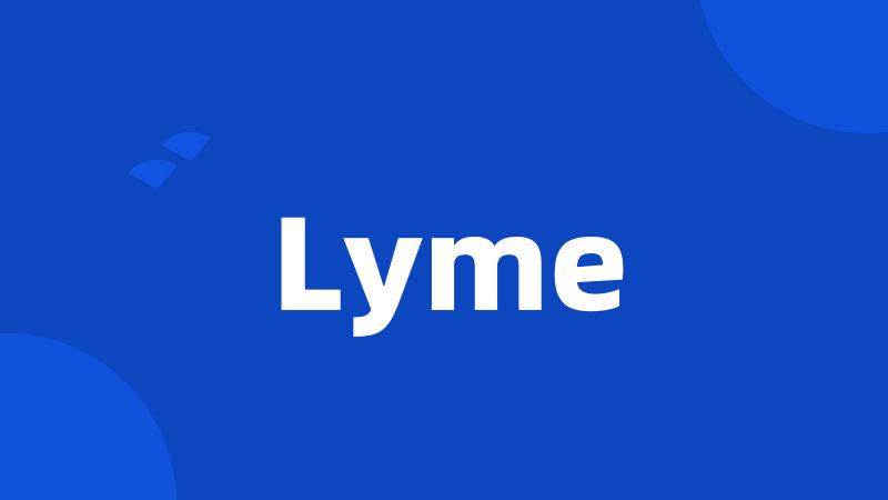 Lyme