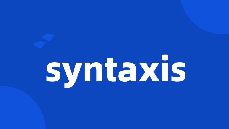 syntaxis