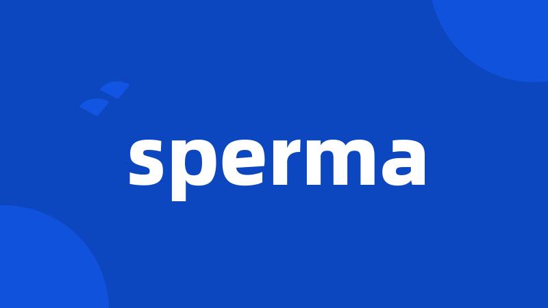 sperma