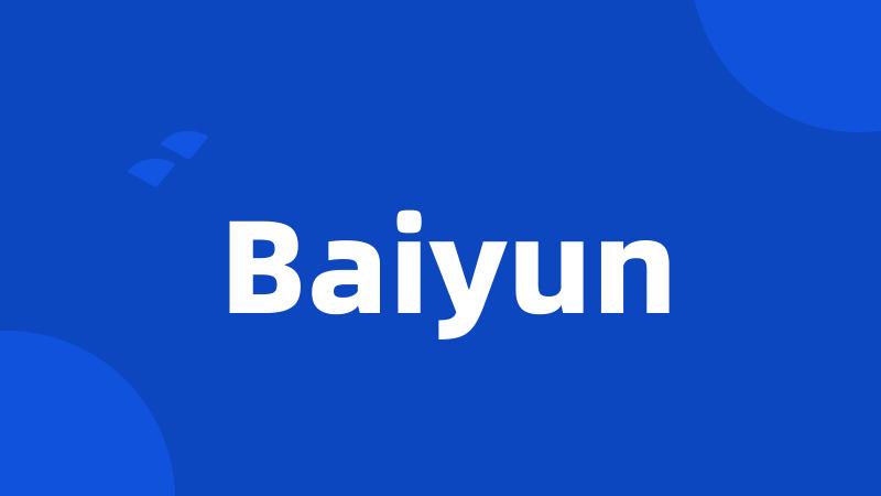 Baiyun