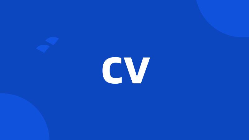 CV