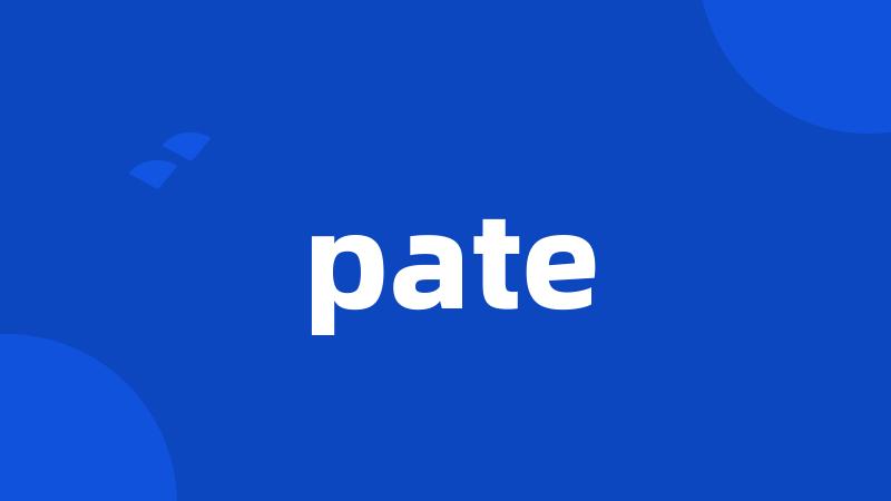 pate