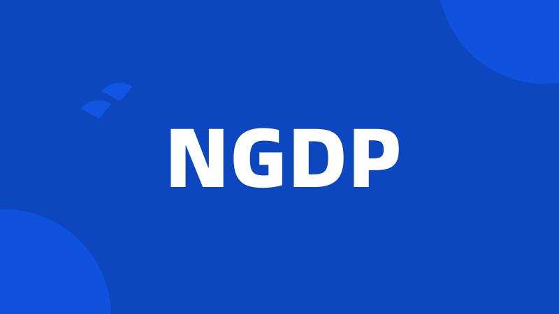 NGDP