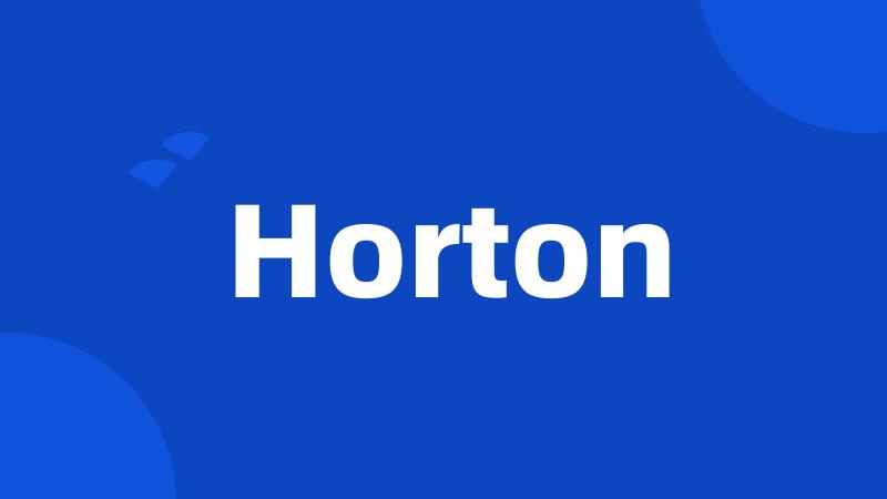 Horton