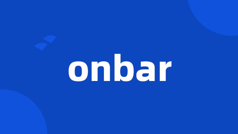 onbar