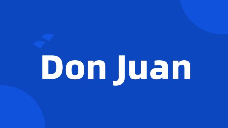 Don Juan