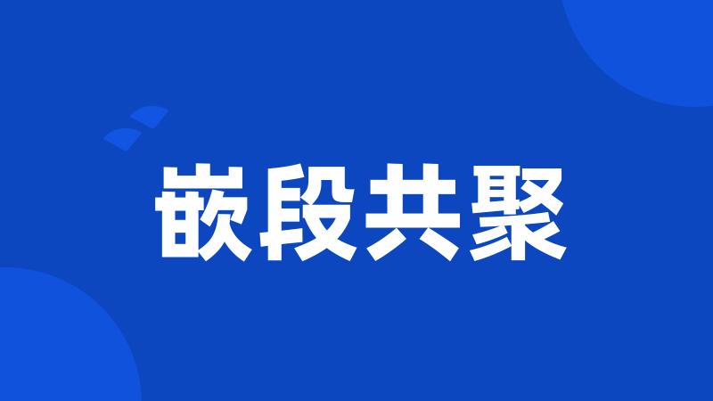 嵌段共聚