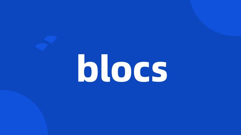 blocs