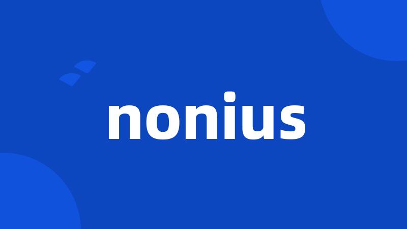 nonius