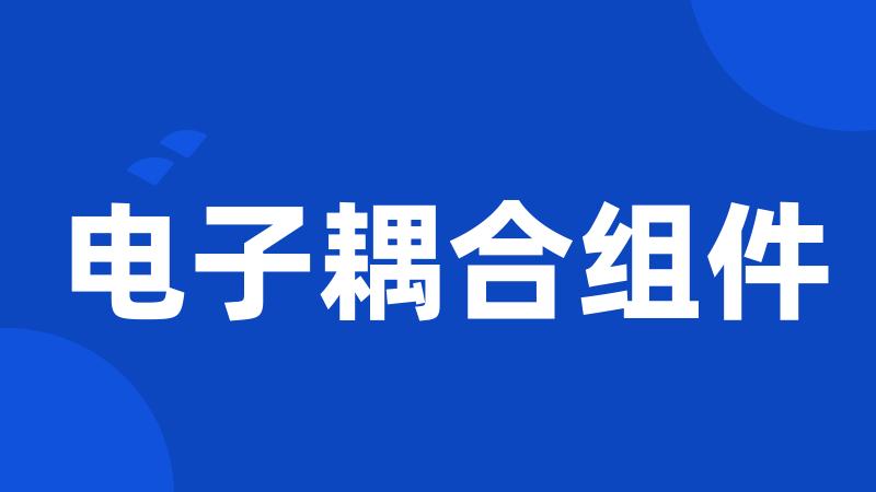 电子耦合组件