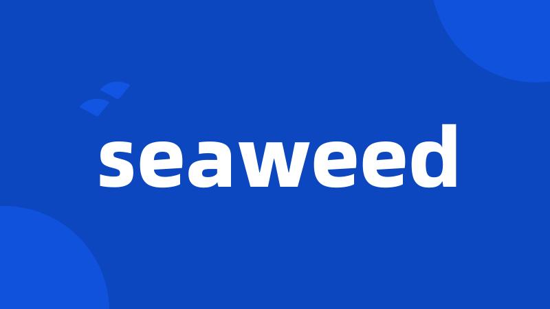 seaweed