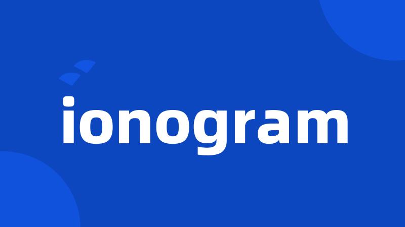 ionogram