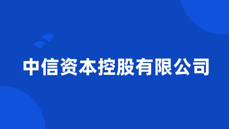 中信资本控股有限公司