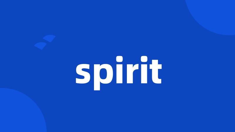 spirit