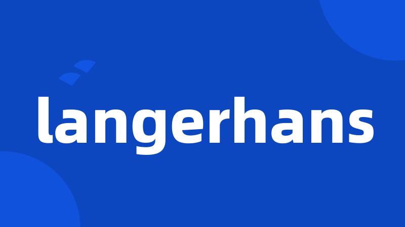 langerhans