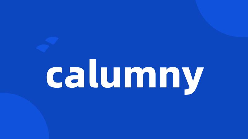 calumny