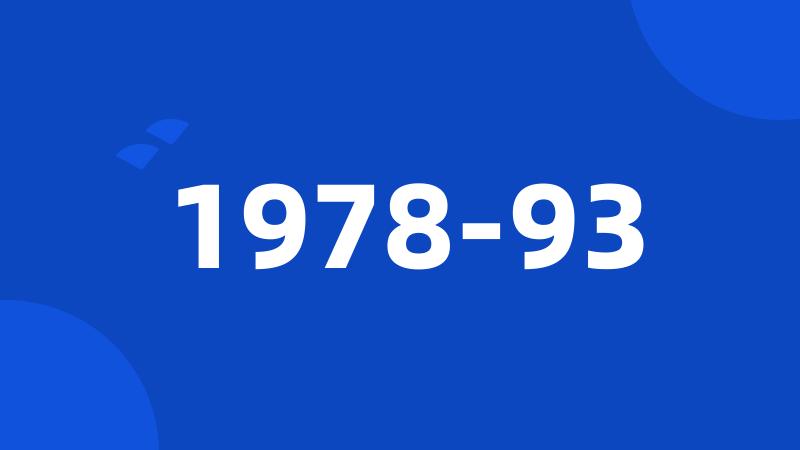 1978-93