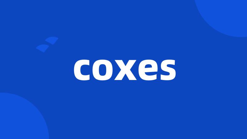 coxes