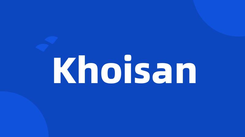 Khoisan