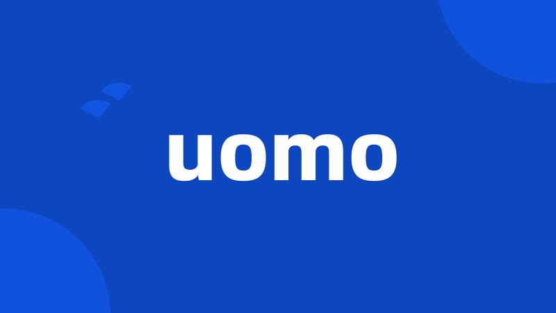 uomo