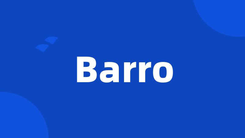 Barro