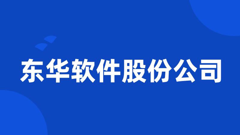 东华软件股份公司