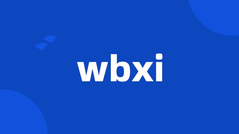 wbxi