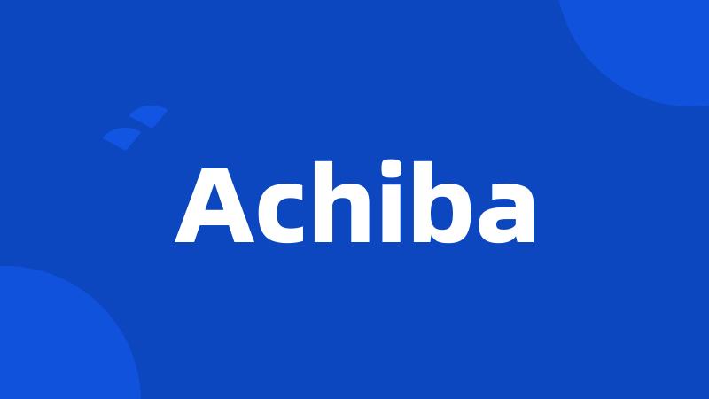 Achiba