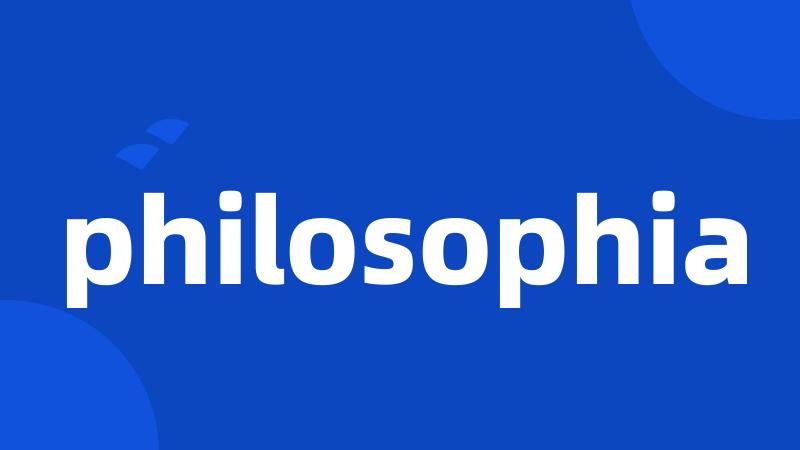 philosophia