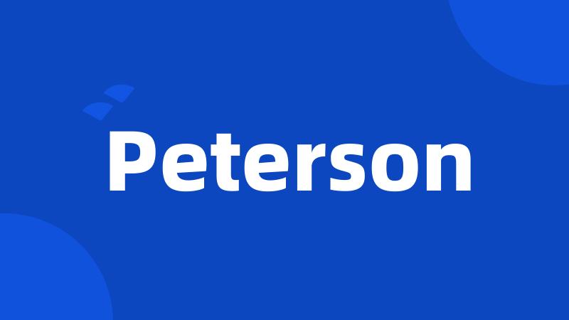 Peterson