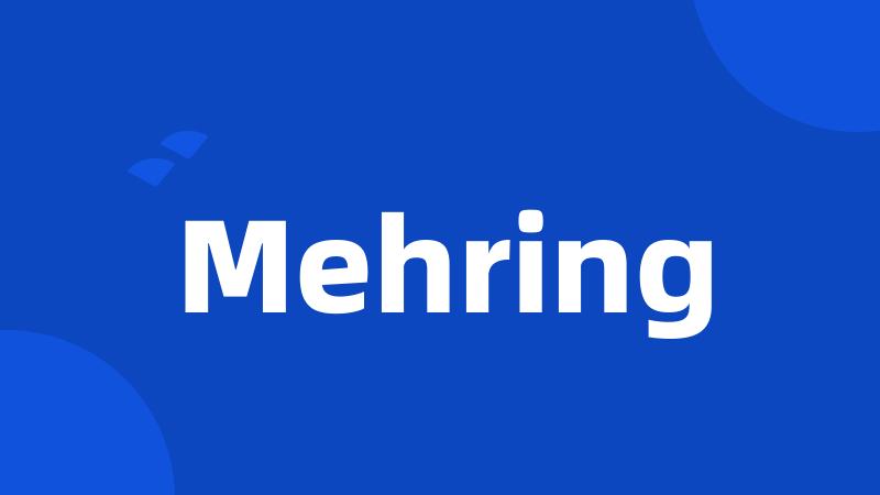 Mehring