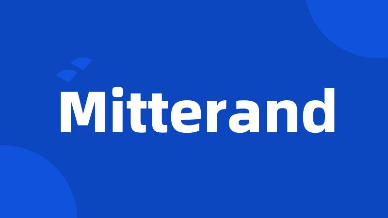 Mitterand